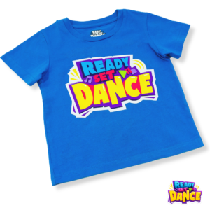 READY SET DANCE Uniform T-shirt Blue with logo