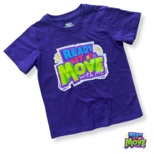 READY SET MOVE Purple T-shirt